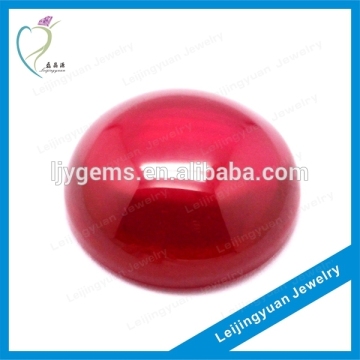 Brightness round cut red rough uncut rubies