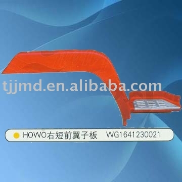 front leaf anti-skid plate(HOWO)right