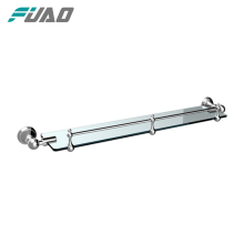 FUAO Bathroom Accessories Single Tier Wall Mounted Glass Shelves
