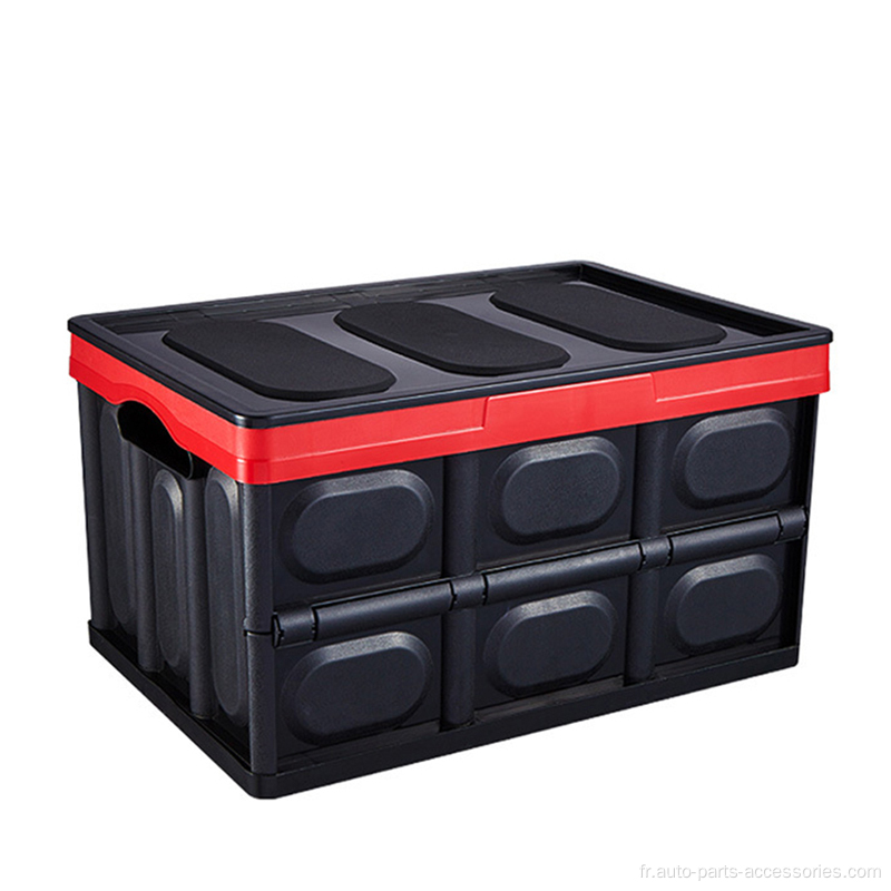 Organisateur de boîte de rangement pliable noir pour voitures