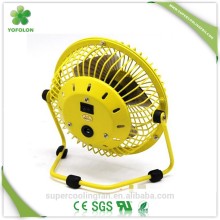 Protable USB Table fan with metal frame mini table gift fan