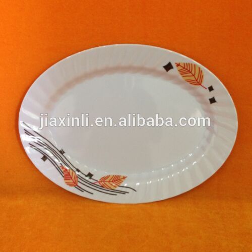 14'' Oval Melamine Plate