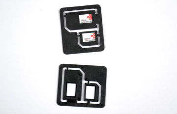 Iphone5 Cell Phone Sim Card Adapter , Double Sim Card Adapter