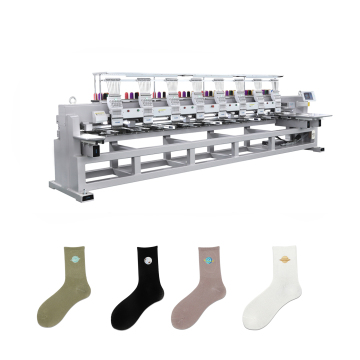Latest Multi-Function 8 Head Sock Embroidery Machine