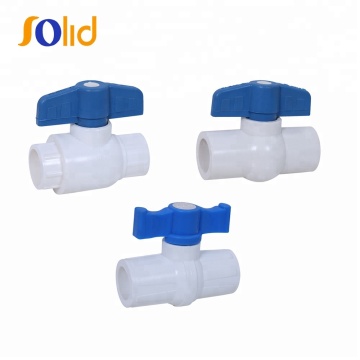 Plastic UPVC Socket Ball Valve For Water