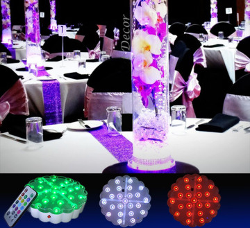 LED crystal wedding rechargeable led lighting candle holder