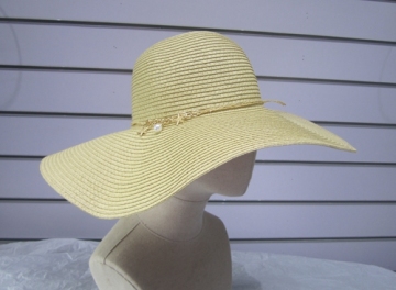 Paper Sun Floppy Golden Fishstar Trimmed Hats