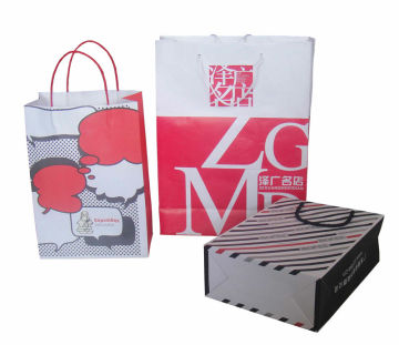 Promotional supermarket paper bags