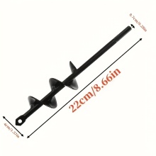 Auger drill bits for planting