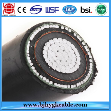 Cable aislado XLPE del conductor de aluminio del medio Volta 20kv