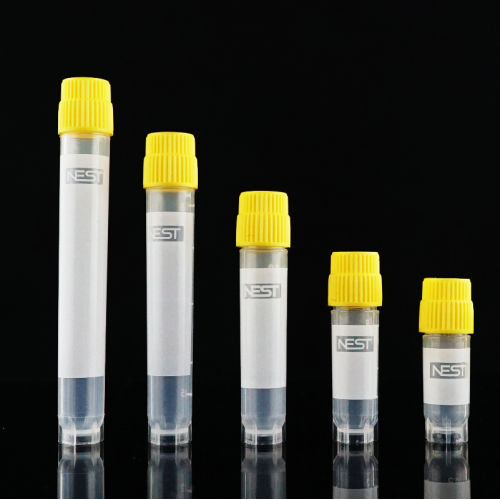 Cryogene flesjes met buitendraad van 5,0 ml met 2D-streepjescode