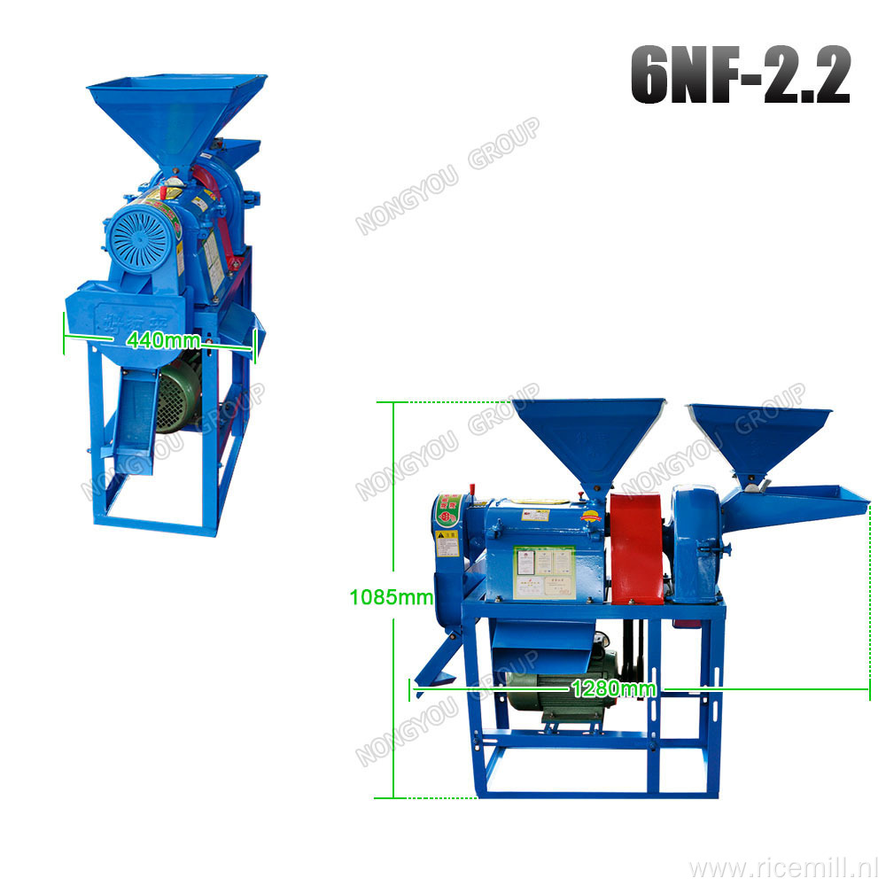 Best-selling Small combine brown rice milling machine