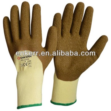 ENKERR rubber 3/4 coated cotton glove