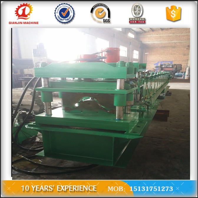 Automatic perfect roof ridge cap roll forming machine