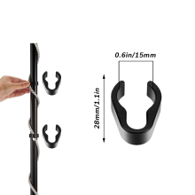 Flexible Universal Microphone Stand Cable Clip