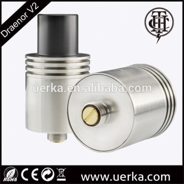 Uerka ecig 510 big dripper atomizer, dual coil atomizer