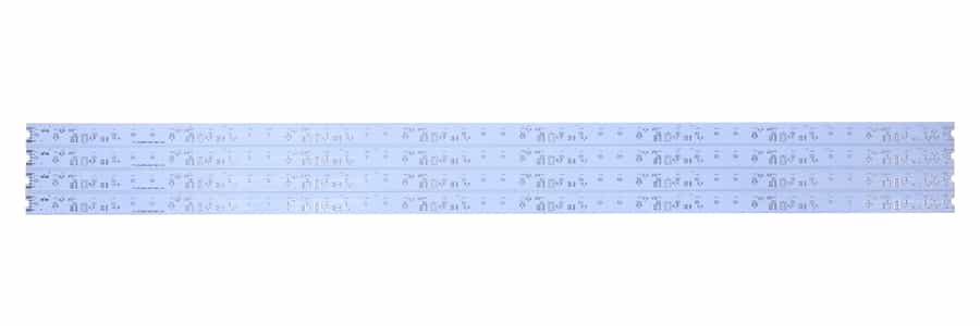 1,0 m Fr-4 Material Doppelseitige LED-Lichtplatine 1.0m Fr-4 Material Double-sided LED Light PCB Board