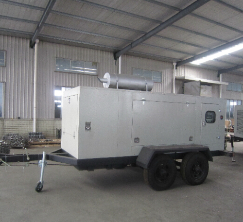 Power Generator Hyundai dieselmotor med Stamford generatorn 250kVA mobil typ i lager