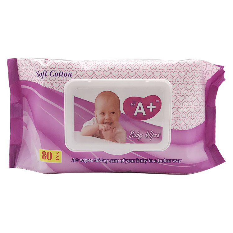 Natural baby wet tissue