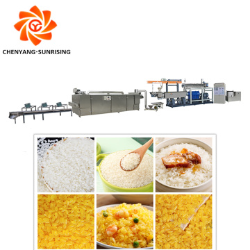 Nutrition fortified rice kernel FRK rice machine plant