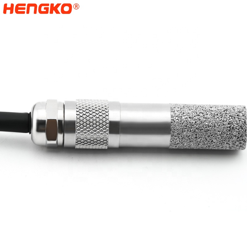 30 45 Micorn IP65 Sintered Metal Porous Filter Stainless Steel Sensor Probe  HousingFor Relative Hmidity Transmitters