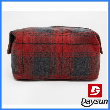 Retro Red Plaid Toiletry Bag wash bag travel bag