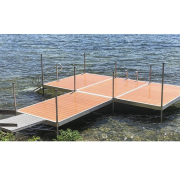 Custom Aluminum Stationary Dock Kit - 4 ft x 12 ft Modular Lake Dock Sections