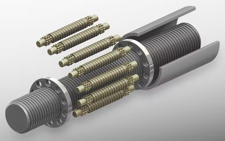 Roller ball screws