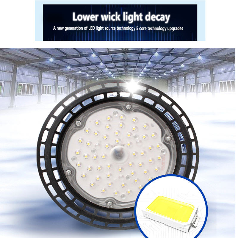 100w 150w 200w ufo industrial led high bay light IP67 high bay light Factory price UFO light