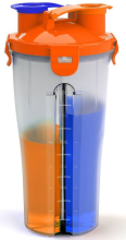 700ML Dual Shaker Bottle