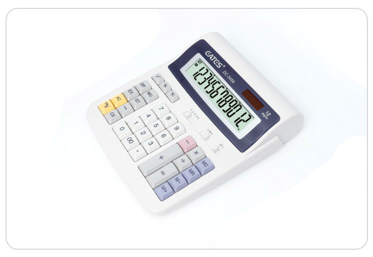 Solar energy Best price office big calculator of computer key DC-3456