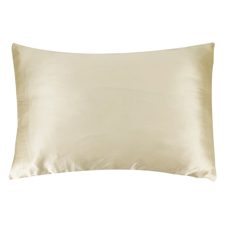 White Color Hair Care Bedding Natural Silk Pillowcase