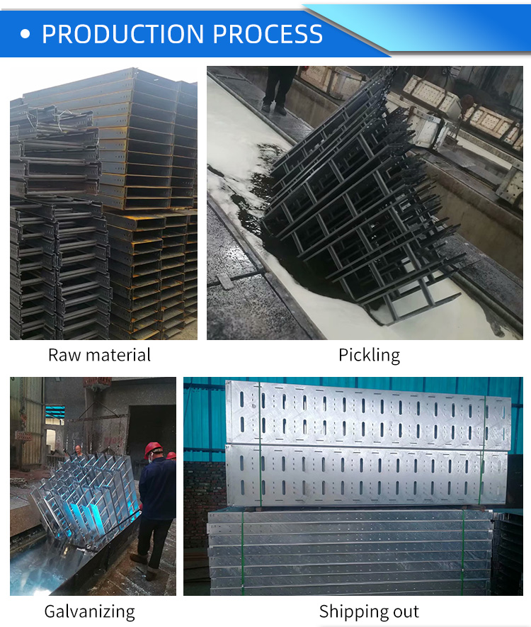 Cable Tray Complete Specifications High Voltage 150mm  Ladder Cable Direct Sale Galvanized Cable Ladder