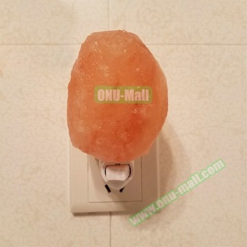 Crystal Heart Himalayan Salt Lamp with Plug