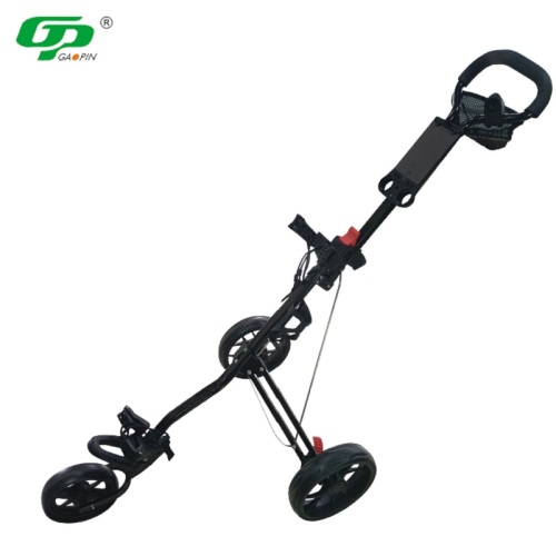 Golftrolley mit Tasche Aluminium Golf Push Trolley