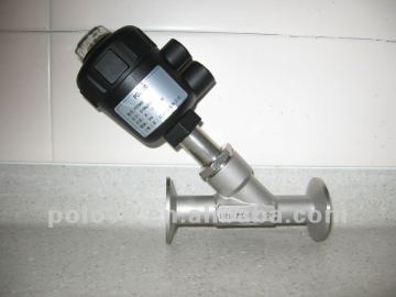 Clamped Type Pnematic Angle Seat Valve