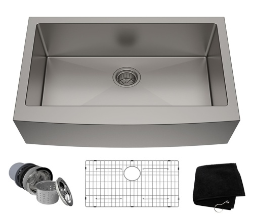 Top-sale durable apron front single bowl sink