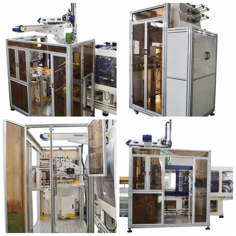 China Foshan Industrial Automatic 6 Axis Robot Arm In Mold Labeling Machine Injection,In Mold Labeling System