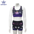 Customized girls cheer practice wear