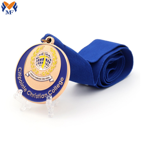 Medallas de carreras de Sports College personalizado