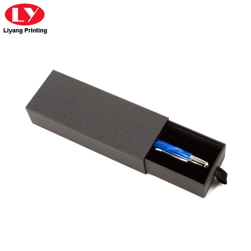 Eksekutif Black Drawer Slide Single Pen Boxes