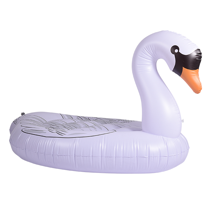 कस्टम inflatable जानवर तैरता है inflatable स्वान फ्लोटिंग बेड