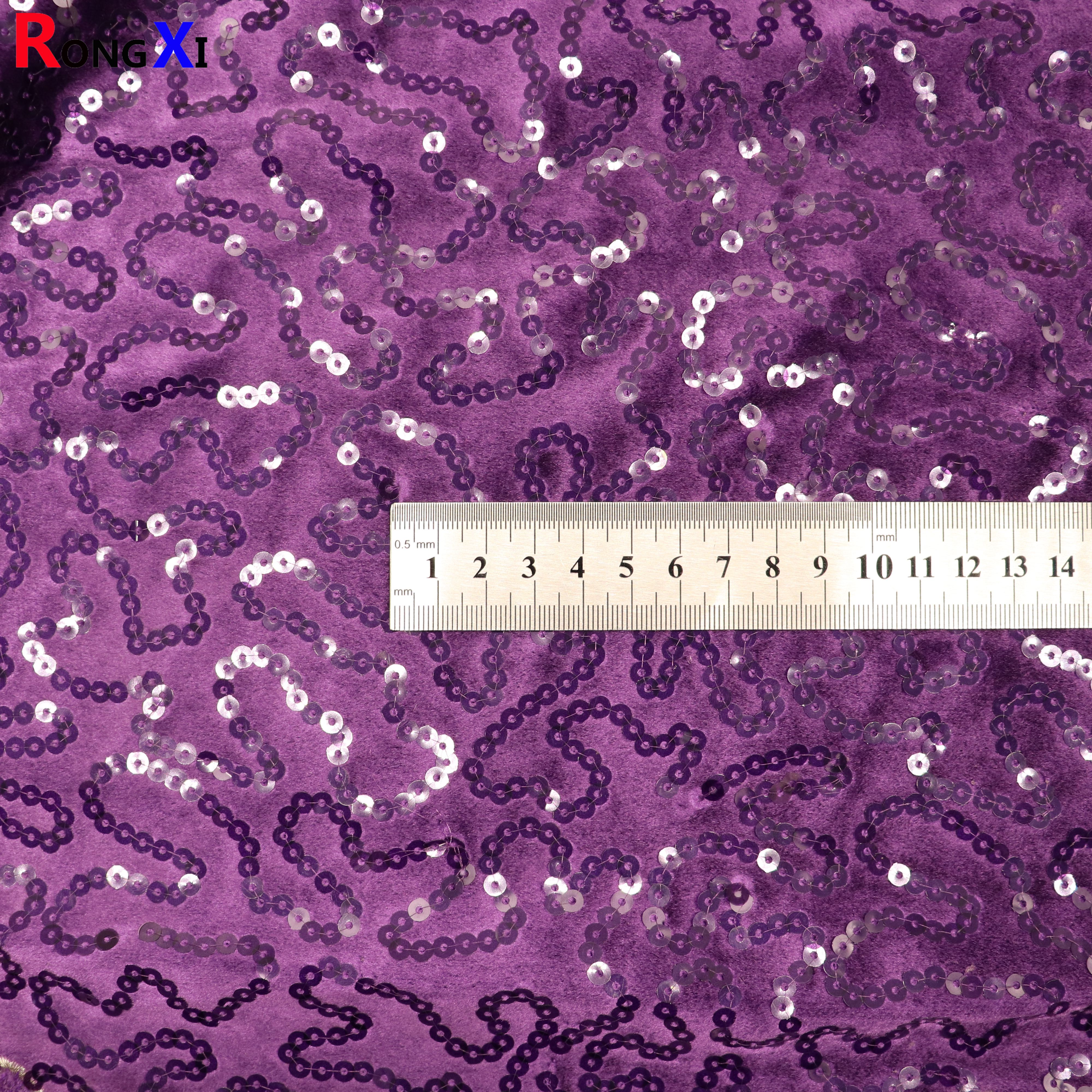 RXF1682 5mm Hot Selling Rainbow Sequins Embroidery For Wholesales