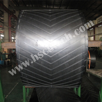 Oil resistant rubber conveyor belt metal detector