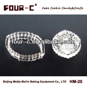 High quality acrylic embroidery cutter,fondant cake decorating cutter