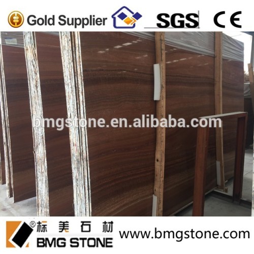 Good Quality China Red Wood Vein Marble Price