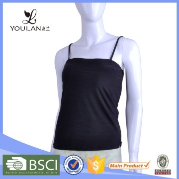 Hot Design Tight Female Ribbon Spaghetti Strap Tank Top