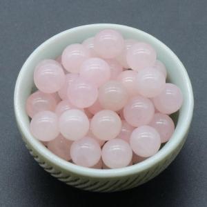 Cuarzo de rosa Bolas de piedra de 8 mm Decoración del hogar Ronda de cristal