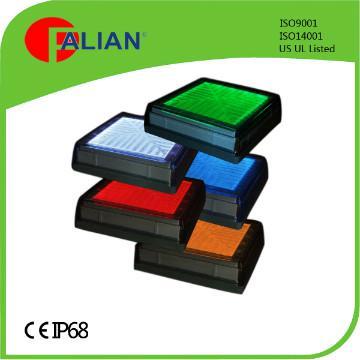 Colorful underground solar led lights- Solar Brick Lights