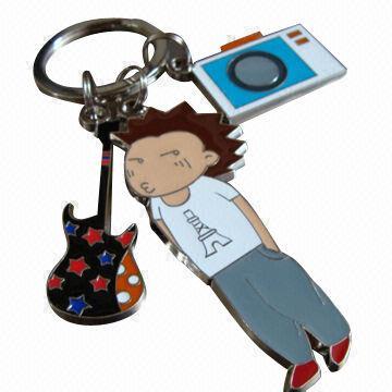 Fancy Metal Keychain, Customized Designs Accepted